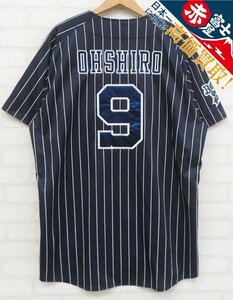 8T1927/DESCENTE 大城選手 オリックスバファローズ ベースボールシャツ DBFR-2002 デサント