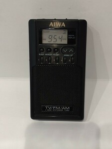 昭和レトロ AIWA CR-D5 TV/FM/AM 3BAND SYNTHESIZED TUNER ラジオ