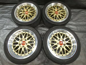 ★ Z32 フェアレディZ BBS LMP074 LMP075 ゴールド ホイール 17×8.0J＋40 17×9.0J+40 [66OC12]