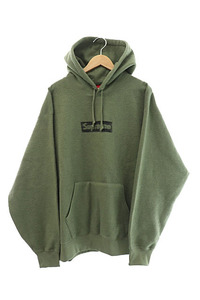 シュプリーム SUPREME 23SS Inside Out Box Logo Hooded Sweatshirt インサイド アウト ボックス ロゴ フーディー パーカー L ライト オリ