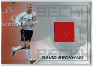 David Beckham ＜2001 Futera Platinum＞PJC7 ジャージカード　デビッド・ベッカム