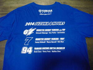 YAMAHA RACING 鈴鹿8耐 2014 Tシャツ