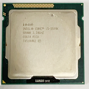 【中古パーツ】複数購入可 CPU Intel Core i5 2500K 3.30GHzTB 3.7GHz SR008 Socket LGA1155 4コア4スレッド 動作品 デスクトップ用