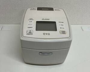 【A110】中古品　MITSUBISHI　三菱IHジャー炊飯器　NJ-XV10E6-W形　1.0L　5.5合　2018年製　動作確認済