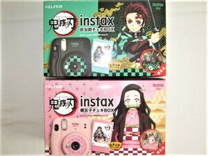 ★新品 数量限定 FUJIFILM 富士フィルム チェキ instax mini 11 鬼滅の刃モデル 炭治郎チェキBOX 禰豆子チェキBOX インスタントカメラ★