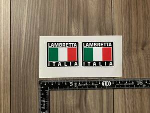 ★送料無料★LAMBRETTA ITALIA ランブレッタ イタリア 国旗 ステッカー セット