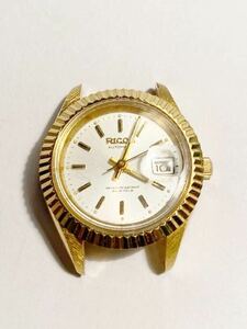 RICHO リコー 22 JEWELS ゴールドメッキ レディース腕時計 自動巻 稼働品