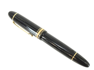 1円スタート 【MONTBLANC モンブラン】 マイスターシュテュック 149 万年筆 筆記用具 18K ブラック×ゴールド ペン