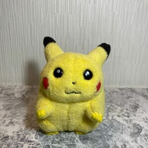 【貴重】ポケモン 当時物 初期 ピカチュウ ぬいぐるみ TOMY トミー お腹を押すとピッとなる タグに記名あり pi! pokemon 宅急便60サイズ