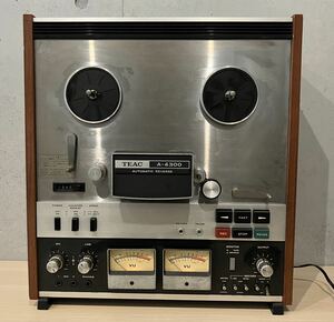 240405264004 TEAC ティアック A-4300 AUTOMATIC REVERSE オープンリールデッキ 音響機器 オーディオ 中古