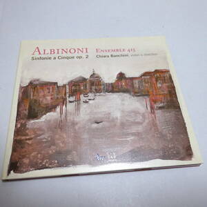 輸入盤/Zig-Zag Territoires「アルビノーニ：6つの4声のシンフォニア Op.2」バンキーニ＆アンサンブル415