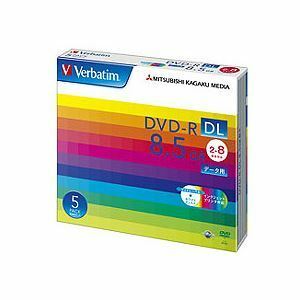 【新品】(まとめ) バーベイタム データ用DVD-R DL 8.5GB ホワイトワイドプリンターブル 5mmスリムケース DHR85HP5V1 1パッ