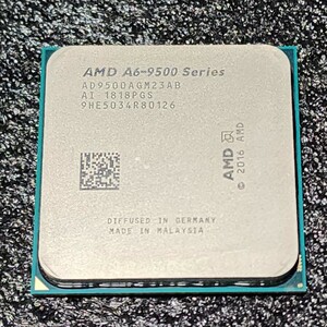 CPU AMD A6-9500 with Radeon R5 Graphics 3.5GHz 2コア2スレッド Socket AM4 PCパーツ 動作確認済み