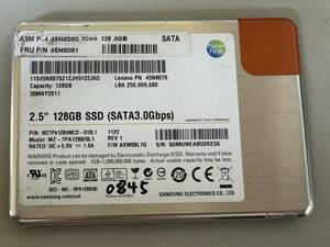 SAMSUNG SSD 128GB【動作確認済み】0845