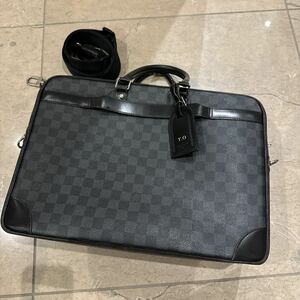 【美品】 ルイヴィトン LOUIS VUITTON PARIS バック 紐付き 黒 T.O