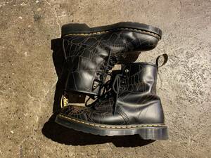 Yohji Yamamoto POUR HOMME 20ss Dr.Martens 1460 YY WEB 8ホールブーツ UK8 ヨウジヤマモトプールオム ドクターマーチン 蜘蛛の巣