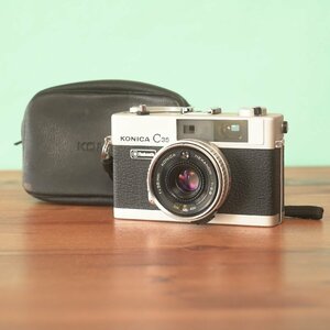 完動品◎KONICA C35 Flash matic フィルムカメラ #040