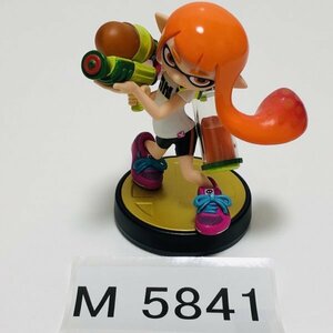 M5841 ●中古 美品 即決●amiibo インクリング (ガール オレンジ アミーボ スプラトゥーン) ●Super Smash Bros Series / Inkling Girl