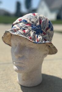 ビンテージ Pabst Blue Ribbon パブスト バケットハット キャップ HAT CAP XL MADE IN USA