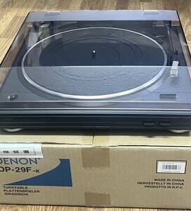 新品同様 DENON ( デノン ) DP-29F フォノイコライザー内臓 レコードプレーヤー Technics Vestax Panasonic Pioneer 