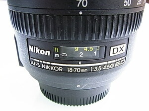 ニコン AF-S DX NIKKOR 18~70mm f3.5-4.5G ED ＜完動・美品＞