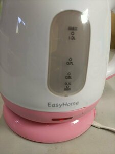 b88ih★1円スタート★KOM KTK-300 EasyHome 電気ケトル ピンク ジャンク品 #03Z2404