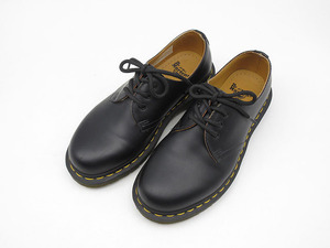 ★sz1609　ドクターマーチン　3ホールシューズ　ブラック　黒　UK4　Dr. AirWair Martens　エアークッションシューズ　レディース？★