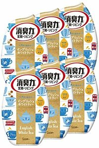 【まとめ買い】お部屋の消臭力 部屋用 イングリッシュホワイトティー 400ml×6個 部屋 玄関 リビング 消臭剤 消臭 芳香剤