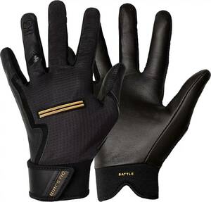 ★USサイズ S（日本Mサイズ）★ ウォースティック バッティンググローブ Warstic Adult IK3 Pro Batting Gloves ブラック