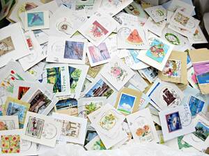 ②2024.5月購入品 日本 特殊切手 約5kg 紙付き 使用済切手 ふるさと 記念切手 グリーティング シール切手 年賀 キロボックス 大量セット