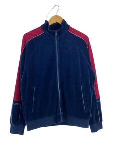 Supreme◆18AW/Velour Track Jacket/トラックジャケット/ジャージ/M/ベロア/ネイビー