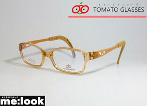 TOMATO GLASSES トマトグラッシーズ 軽量 柔らかい キッズ Jr ジュニア 子供用 眼鏡 メガネ フレーム TKCC3-BRBR-44 クリアブラウン