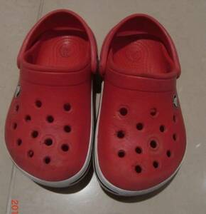 ★crocs★クロックスバンド　レッド　　6-7