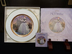 Noritake【Museum Collection】ミュージアム　コレクション・【クリスマスプレート】オールドノリタケ・アールデコ・2002年カレンダー付き