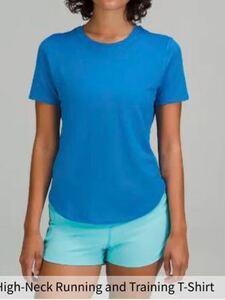 新品未使用タグ付き！ルルレモンlululemon High-Neck Running and Training T-Shirt サイズ8 定価7,500円の品