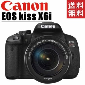 キヤノン Canon EOS Kiss X6i EF-S 18-135mm レンズキット デジタル 一眼レフ カメラ 中古