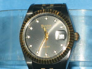 ★BULOVA(ブローバ) 3針クォーツ レディース腕時計 動作品★ 