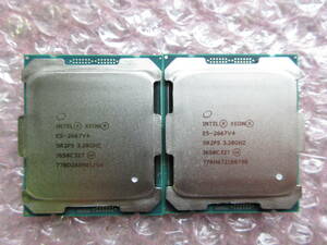 【2個セット】Intel / インテル / Xeon E5-2667v4 3.20GHz / SR2P5 / BIOS認識 / No.SC04