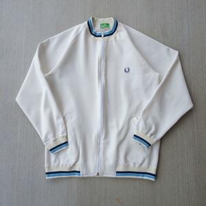80s フレッドペリー ヴィンテージ トラックジャケット ワンポイント ロゴ刺繍 fred perry ヒットユニオン vintage track jacket 