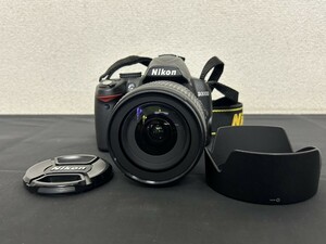 A3　Nikon　ニコン　D3000　AF-S NIKKOR 18-105㎜ 1:3.5-5.6 G ED DX　デジタル一眼レフ　オートフォーカス　現状品