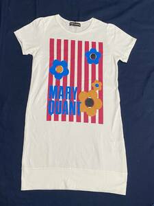 ★未使用【MARY QUANT/マリークヮント】婦人半袖ロングTシャツ（M）★