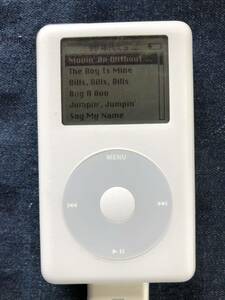 【中古】Apple iPod classic アップル アイポットクラシック model No.A1059 第4世代 EMC No.1955 20GB 動作確認済 音楽プレーヤー