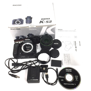 PENTAX K-S2 SMC PENTAX-DA 1:3.5-5.6 18-135mm ED AL DC WR デジタル一眼レフカメラ レンズ QR035-298