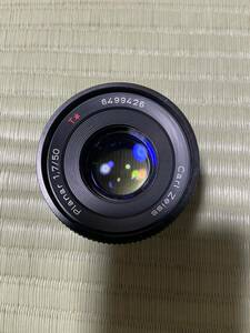 1円～ Contax コンタックス Carl Zeiss カールツアイス Planar 50mm f/1.7 T* AEJ C/Y Mount MFレンズ 訳あり品