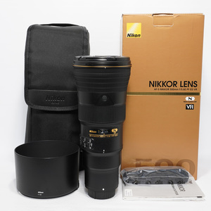 即決 美品 動作保証 Nikon AF-S NIKKOR 500mm F5.6E PF ED VR 箱、ケース付き