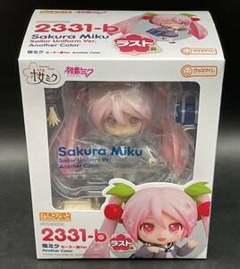 ★【同梱不可】未開封 グッスマくじ ねんどろいど ラスト賞 2331-b 初音ミク 桜ミク セーラー服Ver. Another Color