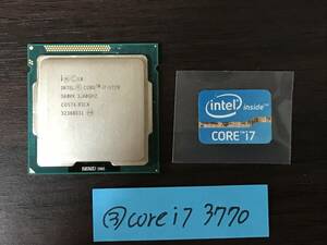 03 intel Core i7 3770 3.40GHz / 動作品