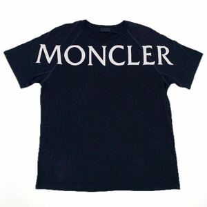 美品 MONCLER モンクレール Tシャツ 2020年 ワッペン付き ロゴ ブラック G10918C7C510 829H8メンズ L