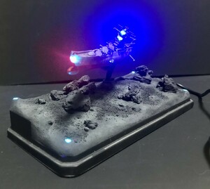 バンダイ 宇宙戦艦ヤマト 2022 電飾 ジオラマ風 クリアケース付き メカコレクション メカコレ BANDAI プラモデル 模型