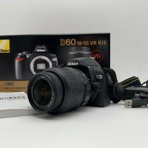 ◇【売り切り】Nikon（ニコン）デジタル一眼レフカメラ D60 NIKON AF-S DX NIKKOR 18-55mm f3.5-5.6G VR